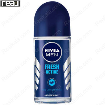 تصویر  مام رول ضد تعریق مردانه نیوا فرش اکتیو Nivea Men Fresh Active Roll On Deodorant