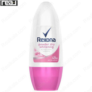 تصویر  مام رول رکسونا زنانه پاودر درای وایتنینگ Rexona Roll On Deodorant Powder Dry Whitening