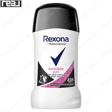 تصویر  مام صابونی رکسونا زنانه اینویزیبل پیور Rexona Deodorant Invisible Pure
