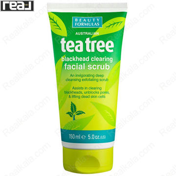 تصویر  اسکراب صورت درخت چای بیوتی فرمولا Beauty Formulas Tea Tree Facial Scrub 150ml