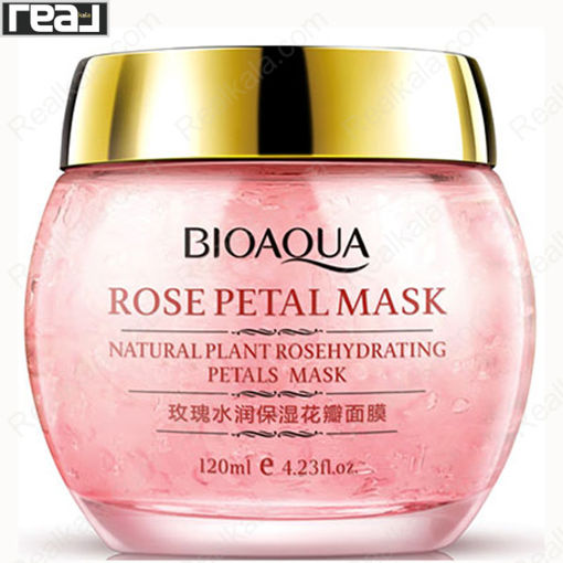 ماسک پتال گل رز بیو آکوا BIOAQUA Natural Plant Rose Petals Mask