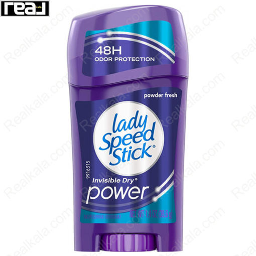 مام استیک صابونی لیدی اسپید مدل پاودر فرش Lady Speed Stick Deodorant Powder Fresh 48h