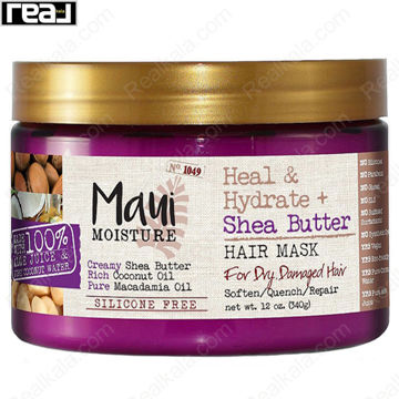 تصویر  ماسک مو مائویی مویسچر حاوی شی باتر Maui Moisture Revive & Hydrate Shea Butter Hair Mask 340g