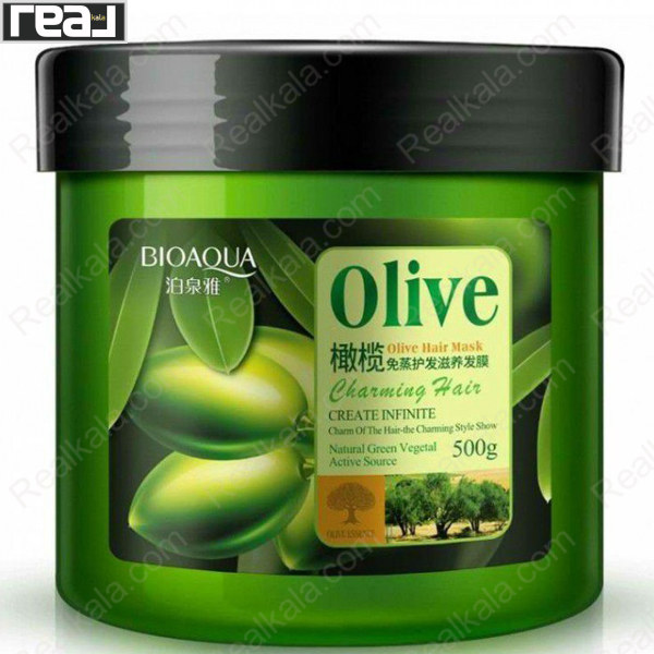 تصویر  ماسک مو روغن زیتون بیو آکوا BIOAQUA Olive Oil Hair Mask