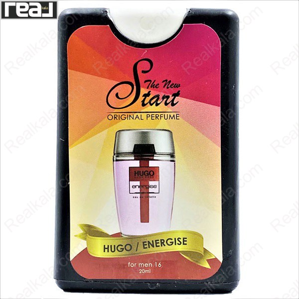 تصویر  ادکلن جیبی استارت کد 16 رایحه هوگو انرژی مردانه The New Start Orginal Perfume Hugo Energise
