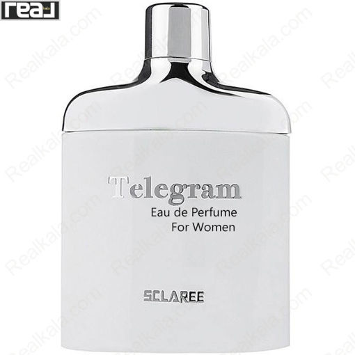 ادکلن زنانه اسکلاره مدل تلگرام سفید Sclaree Telegram Eau De Parfum For Women