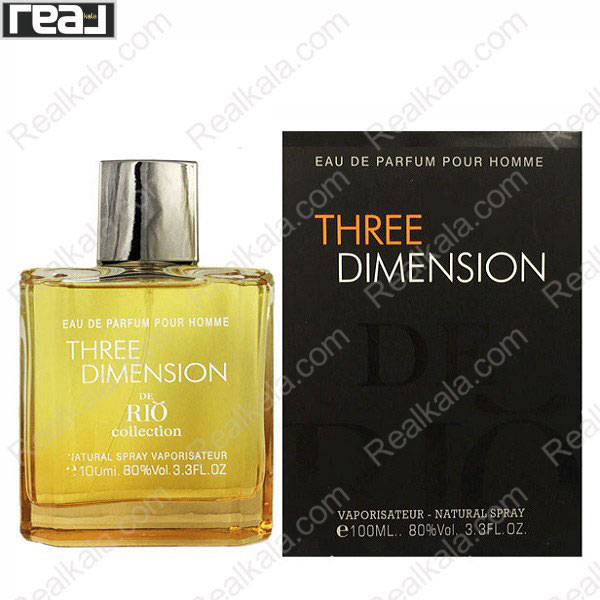تصویر  ادکلن ریو کالکشن تری دیمنشن Rio Collection Three Dimension Eau De Parfum