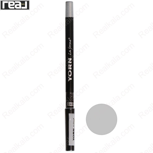 تصویر  مداد چشم نقره ای یورن شماره 06 Yorn Eyeliner Pencil