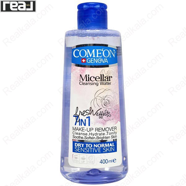 تصویر  میسلار واتر کامان مناسب پوست خشک تا نرمال Comeon Micellar Cleansing Water Normal Skin