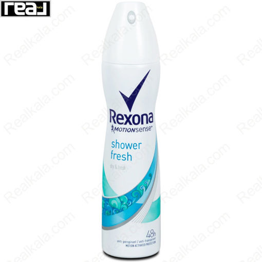 اسپری بدن رکسونا زنانه مدل شاور فرش Rexona Shower Fresh Body Spray