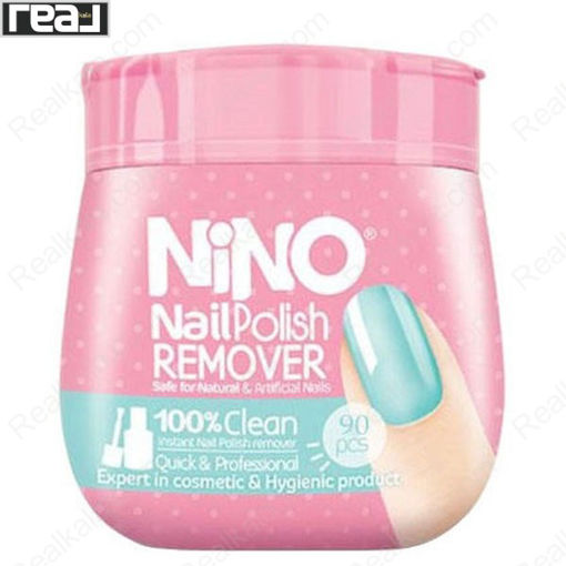 پد لاک پاک کن نینو بسته 90 عددی Nino Nail Polish Remover