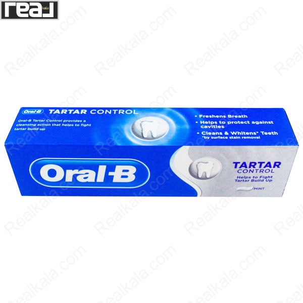 تصویر  خمیر دندان اورال بی مدل تارتار کنترل Oral B Tartar Control 100ml