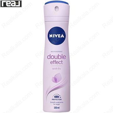 تصویر  اسپری زنانه نیوا مدل دابل افکت Nivea Women Double effect Spray Deodorant 150ml