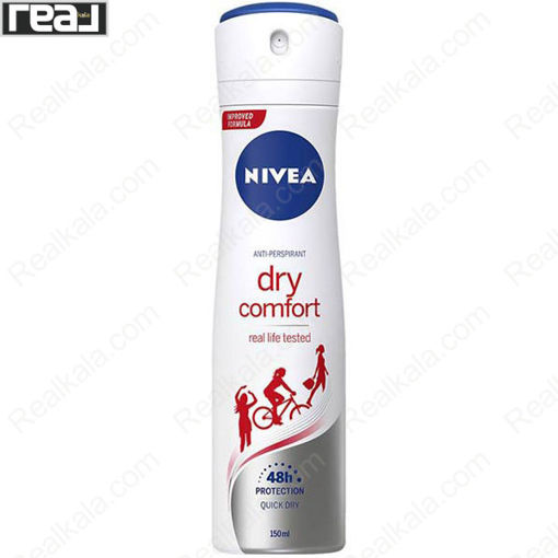 اسپری زنانه نیوا مدل درای کامفورت Nivea Women Dry Comfort Spray Deodorant 150ml