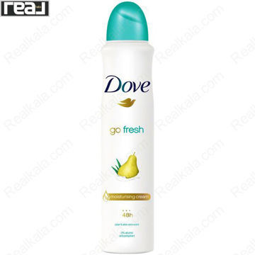 تصویر  اسپری ضد تعریق زنانه داو مدل گلابی و آلوئه ورا Dove Pear & Aloevera Spray 250ml