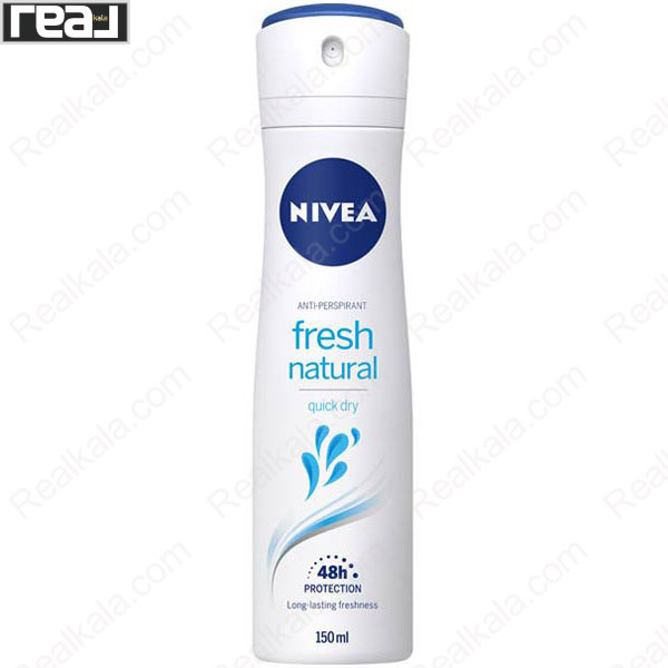 تصویر  اسپری زنانه نیوا مدل فرش نچرال Nivea Women Fresh Natural Spray Deodorant 150ml