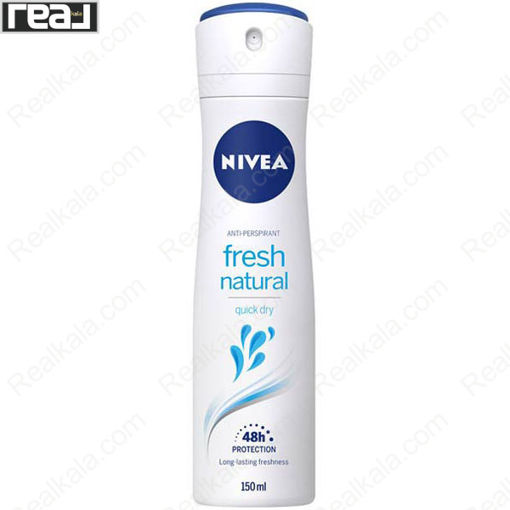 اسپری زنانه نیوا مدل فرش نچرال Nivea Women Fresh Natural Spray Deodorant 150ml