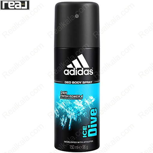 اسپری مردانه آدیداس مدل آیس دایو Adidas Ice Dive Deodorant Spray For Men