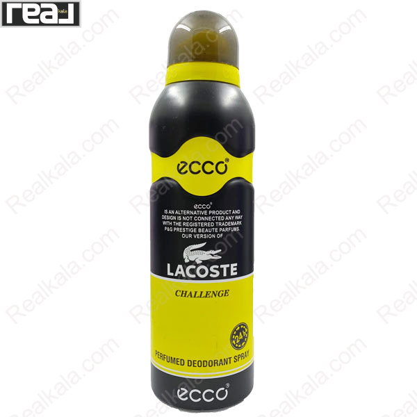 تصویر  اسپری اکو مردانه لاگوست چلنج Ecco Lacoste Challenge Spray For Men