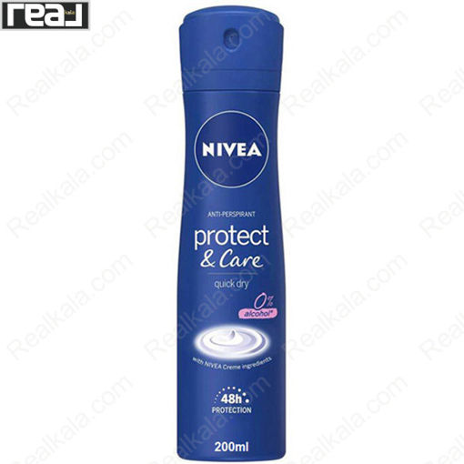 اسپری زنانه نیوا مدل پروتکت اند کر Nivea Invisible Protect & Care Spray Deodorant 200ml