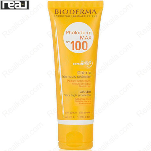 کرم ضد آفتاب فتودرم مکس بایودرما بی رنگ Bioderma Photoderm Max Cream SPF100