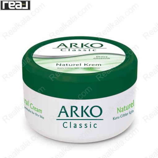 کرم مرطوب کننده آرکو کلاسیک مناسب پوست خشک و حساس Arko Classic Natural Moisturizing Cream For Dry And Sensitive Skins 150ml