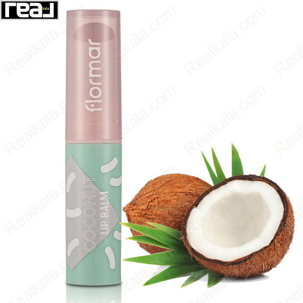 بالم لب استیکی فلورمار عصاره نارگیل Flormar Coconut Lip Balm