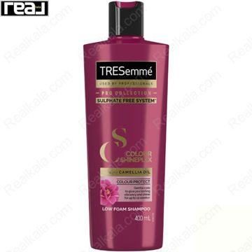 شامپو فاقو سولفات ترزمه مخصوص موهای رنگ شده TRESemme Colour Shineplex Shampoo 400ml