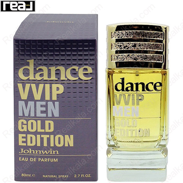 ادکلن مردانه جانوین دنس وی آی پی من گلد ادیشن Johnwin Dance VIP Men Gold Edition Eau De Parfum