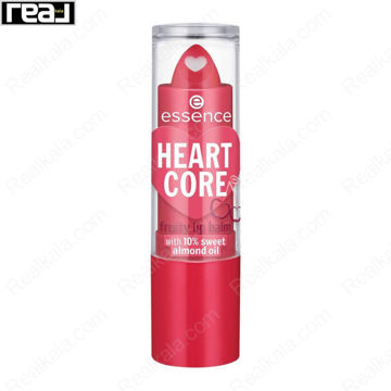 بالم لب میوه ای مغز دار اسنس شماره 01 گیلاس Essence Heart Core Fruity Lip Balm Crazy Cherry