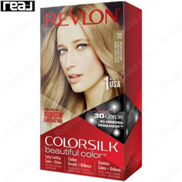 کیت رنگ مو فاقد آمونیاک رولون شماره 70 Revlon Colorsilk Beautiful Hair Color