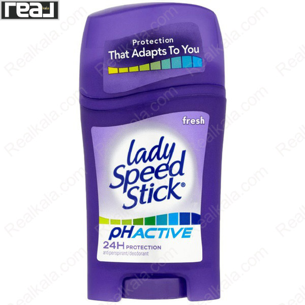 تصویر  مام استیک صابونی لیدی اسپید مدل پ هاش اکتیو Lady Speed Stick Deodorant PH Active 48h