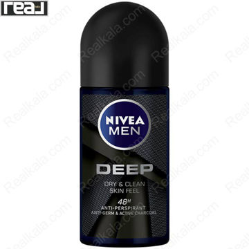 تصویر  مام رول ضد تعریق مردانه نیوا دیپ درای اند کلین Nivea Men Deep Dry & Clean Roll On Deodorant