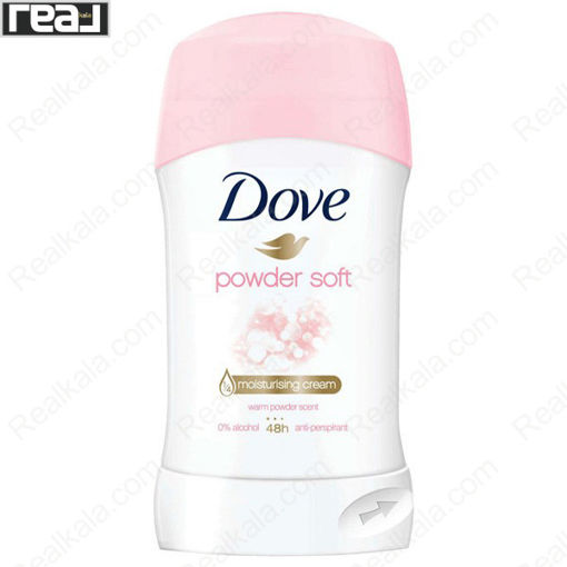 مام صابونی ضد تعریق داو مدل پاودر سافت Dove Stick Deodorant Powder Soft 40gr