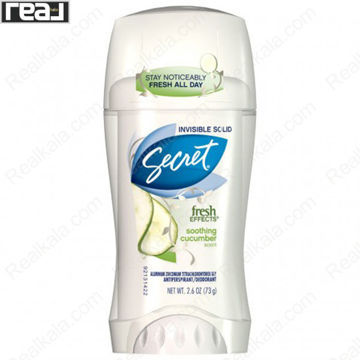 مام سکرت Fresh Effects Soothing Cucumber با ساختار Invisible Solid و رایحه خیار مناسب پوست حساس