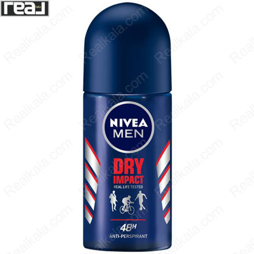 مام رول ضد تعریق مردانه نیوا مدل درای ایمپکت Nivea Men Dry Impact Roll On Deodorant