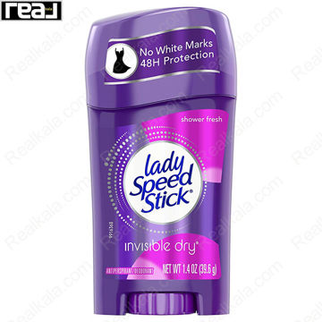 تصویر  مام استیک صابونی لیدی اسپید مدل شاور فرش Lady Speed Stick Deodorant Shower Fresh