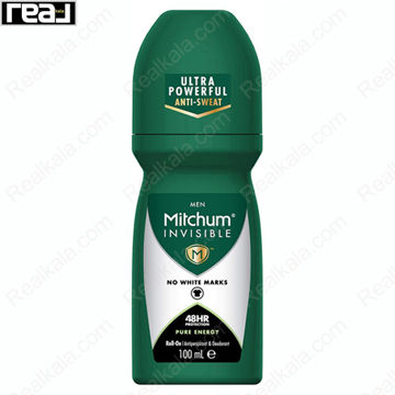 تصویر  مام رول ضد تعریق مردانه میچام مدل پیور انرژی Mitchum Pure Energy Deodorant Roll On 100ml