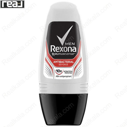 مام رول رکسونا مردانه آنتی باکتریال دفنس Rexona Roll On Deodorant AntiBacterial Defence 10X