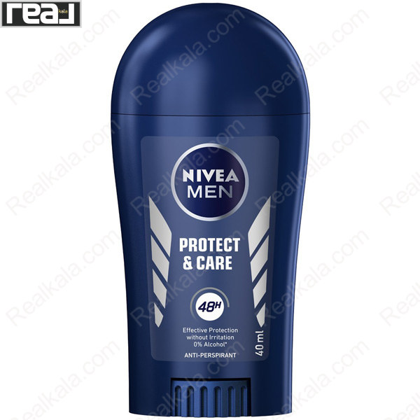 استیک ضد تعریق نیوا Protect & Care مردانه با محافظت 48 ساعته و فرمول ملایم بدون الکل