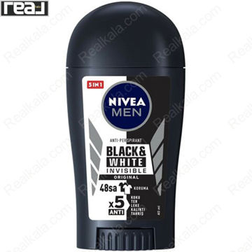 استیک ضد تعریق نیوا Black & White Invisible Original مردانه با محافظت 48 ساعته و جلوگیری از لکه لباس