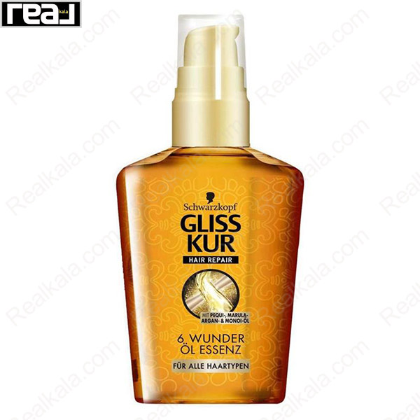 تصویر  سرم (روغن) مو گلیس 6 کاره Gliss 6 Miracles Oil Essence