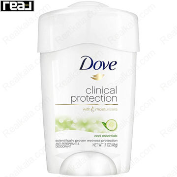 استیک ضدتعریق داو Clinical Protection Cool Essentials حجم 48 گرم