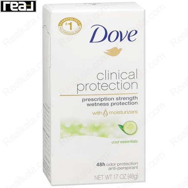 تصویر  مام ضد تعریق داو کلینیکال مدل کول اسنشیالز Dove Clinical Antiperspirant Deodorant Cool Essentials