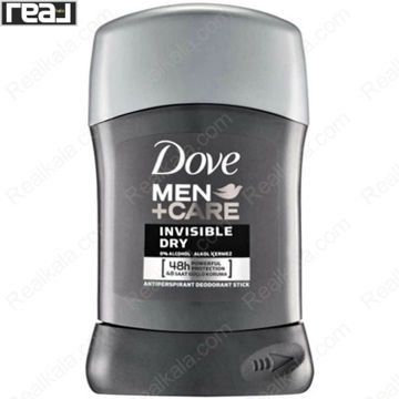 مام استیک ضد تعریق مردانه داو MEN+CARE Invisible Dry با فرمول 0 درصد الکل و محافظت 48 ساعته