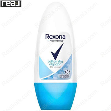 تصویر  مام رول رکسونا زنانه کاتون درای آلگودون Rexona Roll On Deodorant Cotton Dry Algodon
