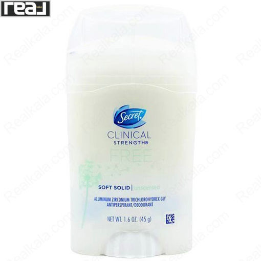 ضد تعریق (مام) سکرت کلینیکال آنسکنتد Secret Clinical Strength Deodorant Soft Solid Unscented