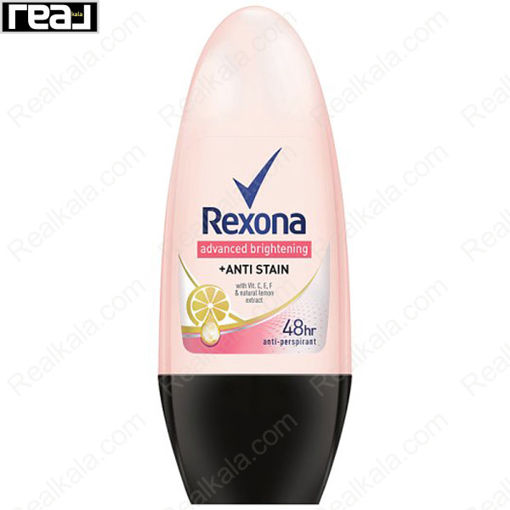 مام رول رکسونا زنانه آنتی ساتین Rexona Roll On Deodorant Advanced Brightening+Anti Satin