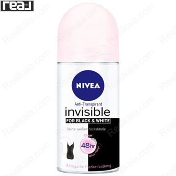 تصویر  مام رول ضد تعریق زنانه نیوا بلک اند وایت Nivea Women Invisible Black & White Roll On Deodorant