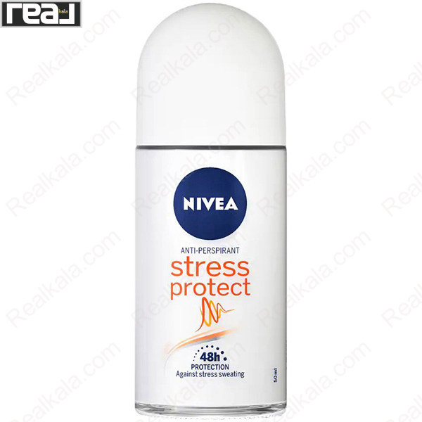 رول ضد تعریق زنانه نیوا Stress Protect با محافظت 48 ساعته و کنترل تعریق ناشی از استرس برای حس راحتی و تازگی طولانی‌مدت